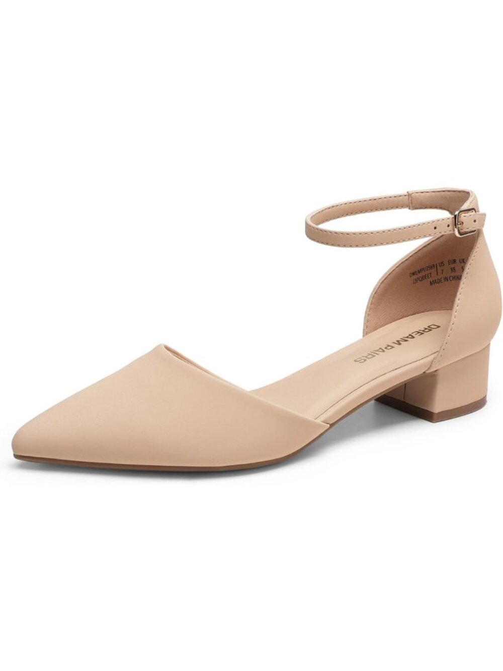 Chic Low Heel Pointed Toe Dress Pumps for Women - Elegant & Comfortable Footwear